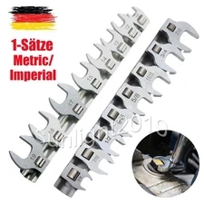 8-tlg 10-19mm Hahnenfuß Steckschlüssel Krähenfuß Leitungsschlüssel Satz 3/8-7/8"