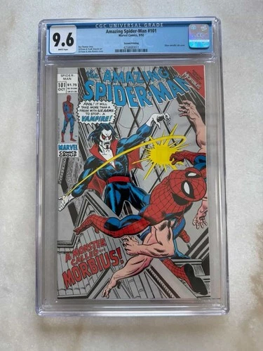 The Amazing Spider-Man #101 2nd Print (1992) CGC 9.6 White Pages