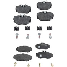 Front and Rear NAO Brake Pad Set For 1999-2004 Land Rover Discovery