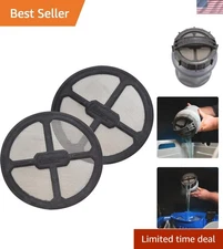 Versatile Tumbler Straining Caps - Black, Durable Design for Reloading Needs