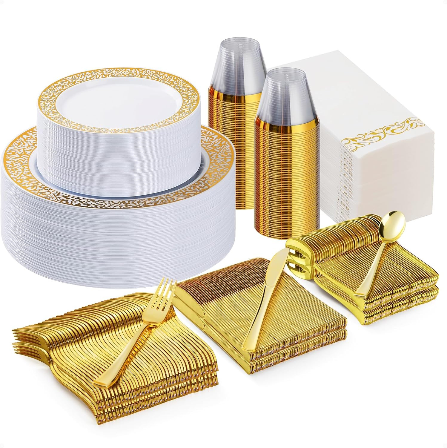 For 100 Guests, Disposable Plates For Party,