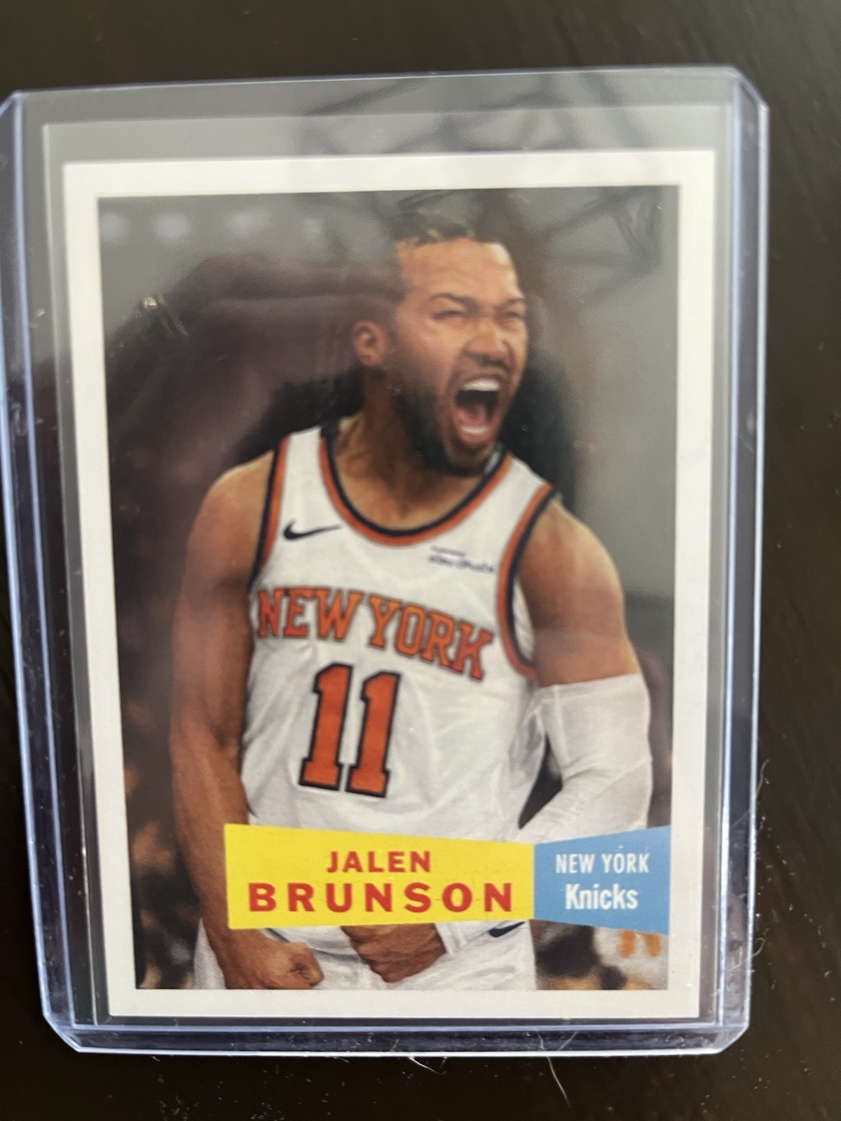 2025-26 NBA Living Set Jalen Brunson #2 New York Knicks SP Print Run:5008