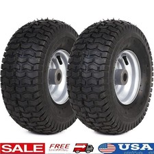 15x6.00-6 Front Tire Replacement Lawn Mowers Tractors Heavy-Duty 4-Ply Tread New