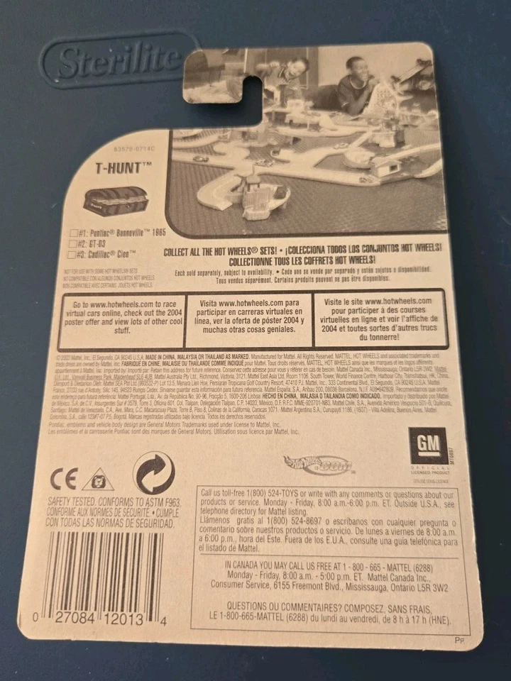 Pontiac Bonneville 2004 Treasure Hunt - #1/12 - 1965 Hot Wheels  Foto 3 de 3
