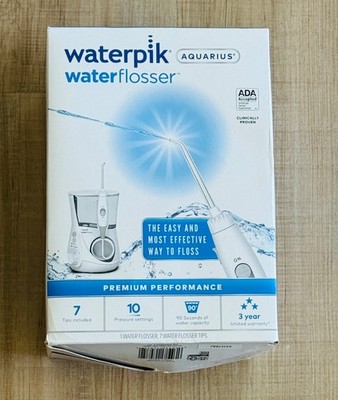 Waterpik Aquarius Water Flosser WP-660C White Brand New Sealed