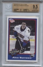 2003-04 RBI Sports #242 Alex Burrows BGS 9.5 RC All-Stars Inferino NHL Canucks