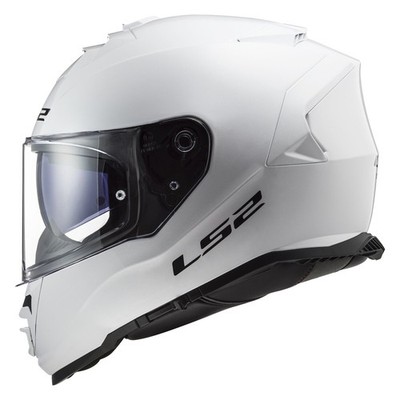 LS2 Storm II Solid White Helmet Size XS