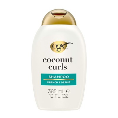 OGX Quenching + Coconut, Curl-Defining Shampoo, 13 Fl Oz (Pack of 1), white 