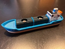 Brio Holzeisenbahn Container Schiff mit Ladegut