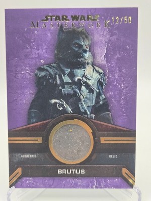 Topps 2025 Star Wars Masterwork / Relic Brutus SCR-9 / Purple/50