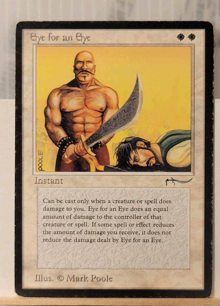 Mtg EYE FOR AN EYE MP Arabian Nights -Argo-