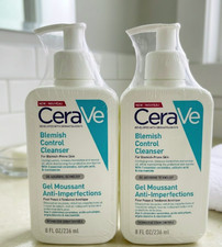 2x Cerave Blemish Control Face Cleanser Salicylic Acid -236ml UK