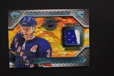 Brian Leetch 2000-01 Pacific Private Stock Titanium Game Gear Jersey Patch /100