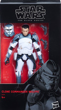Hasbro Star Wars  The Clone Wars Black Series CLONE COMMANDER WOLFFE 6  Figure