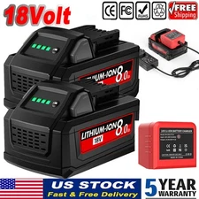 For Milwaukee For M18 Extended Capacity Battery/Charger 48-11-1840 Battery