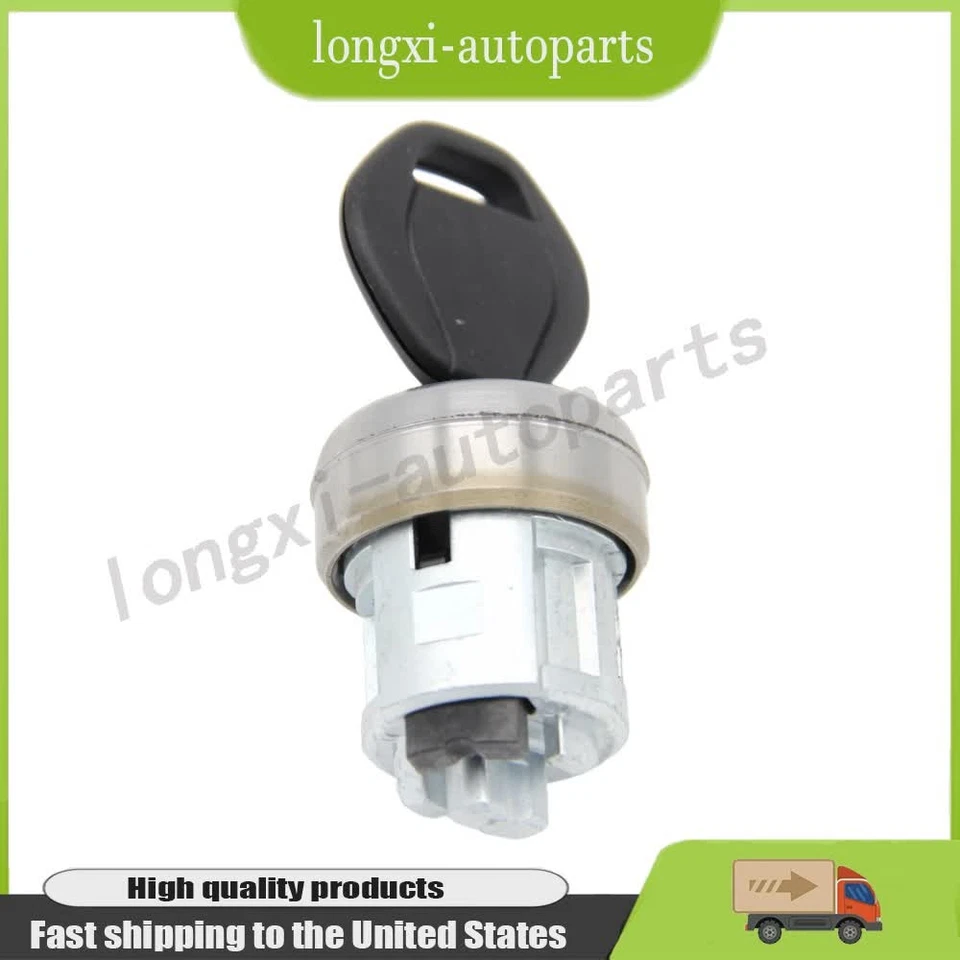 Interruptor de cilindro de bloqueo de arranque del motor y llaves para BMW 325xi 2001 2002 2003 2004 2005 Foto 3 de 4