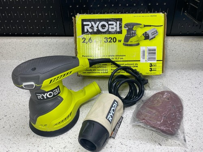 #ad #ad Ryobi RS290G 2.6A Corded 5quot; Random Orbital Sander with Dust Bag Free Shipping $34.99