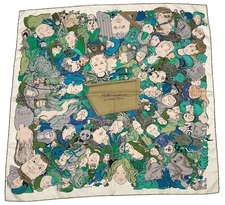 Scarf Metamorphoses Par Hermes Paris Stole Silk Philippe Dumas Auth Carre 90