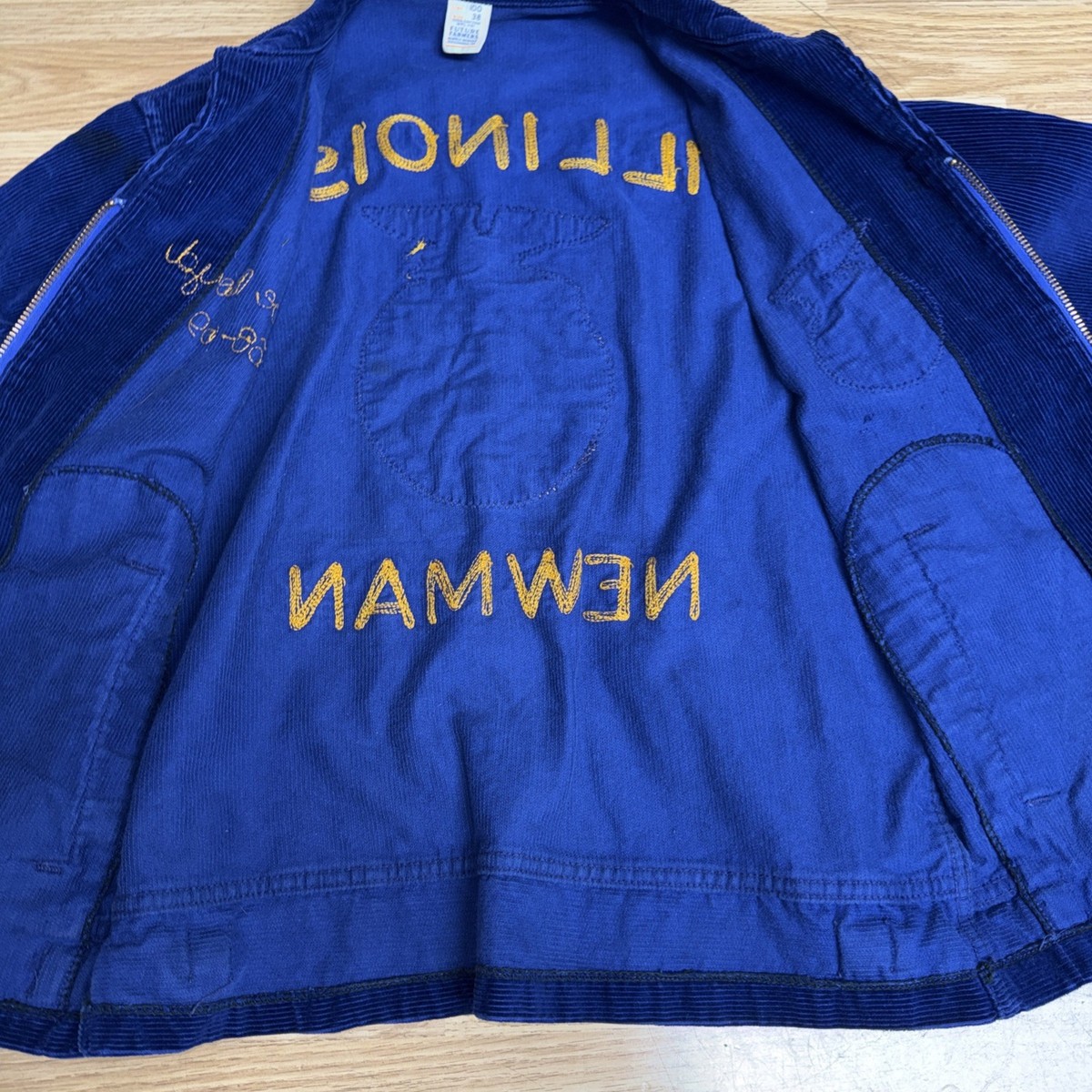 Vintage 1960s FFA corduroy Illinois jacket Mens Size 38 Talon