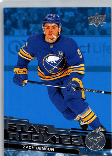 Zach Benson [Blue] #25 2023 Upper Deck Star Rookies card