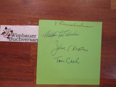 Autographed Card 5 Nobel Prize Winners // Autogramm Autograph signiert si 239782