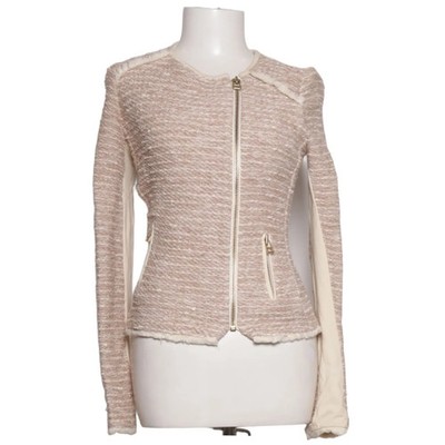 Mango Suit, Jacke, Damen, Größe: XS, Beige/Weiß, Sonstiges #RvE