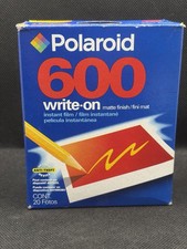 Polaroid 600 Instant Film Photo Pack of 20 Write On Matte Finish 2005 Unopened
