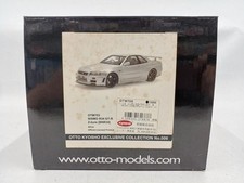 OTTO MOBILE 1/18 NISMO GT-R Z-Tune R34 BNR34 Silver Resin Model Car Japan