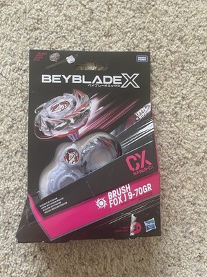 Hasbro Takara Tomy Beyblade X Fox Brush J9-70GR Jaggy Gear Rush Spinning Top Toy