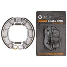 Juego de pastillas de freno con zapatas para Honda Shadow Ace 750 1100 delantero trasero semimetálico