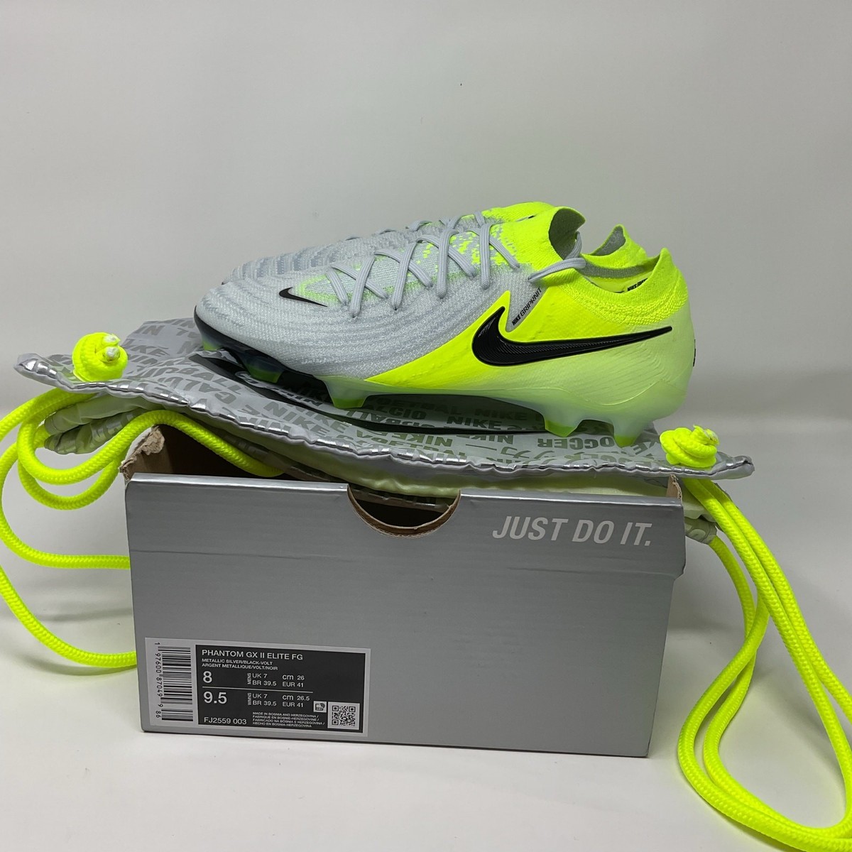 Nike Phantom GX II Elite FG Soccer Cleats FJ2559-003 Mad Voltage