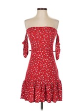 PrettyLittleThing Women Red Casual Dress 4