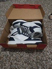 Boys Puma Rebound V6 Mid Jr Sneakers Size 5 New With Box One Flaw