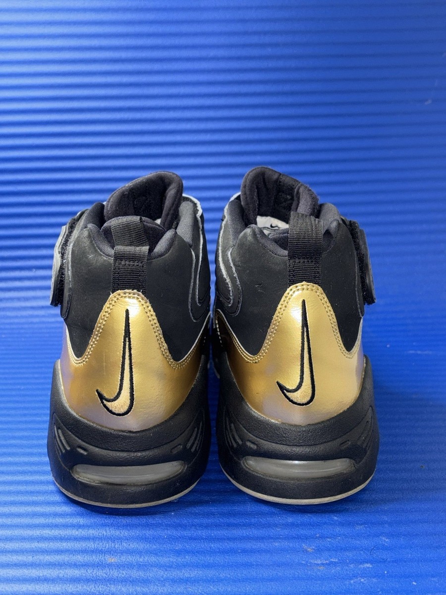 Size 14- Men's Nike Air Griffey Max 1 Black Metallic Gold 354912