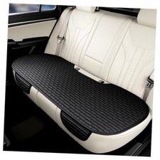 Car Bench Seat Cover with 2 Storage Slots,Breathable Backseat Car Covers to