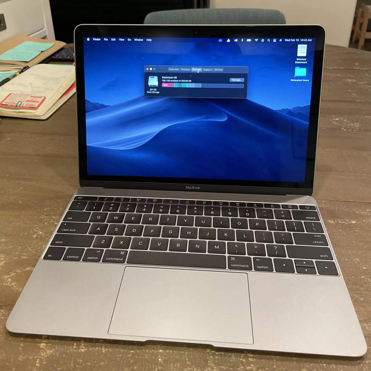 MacBook 12 2016Early 1.3 m7 8GB 512GB