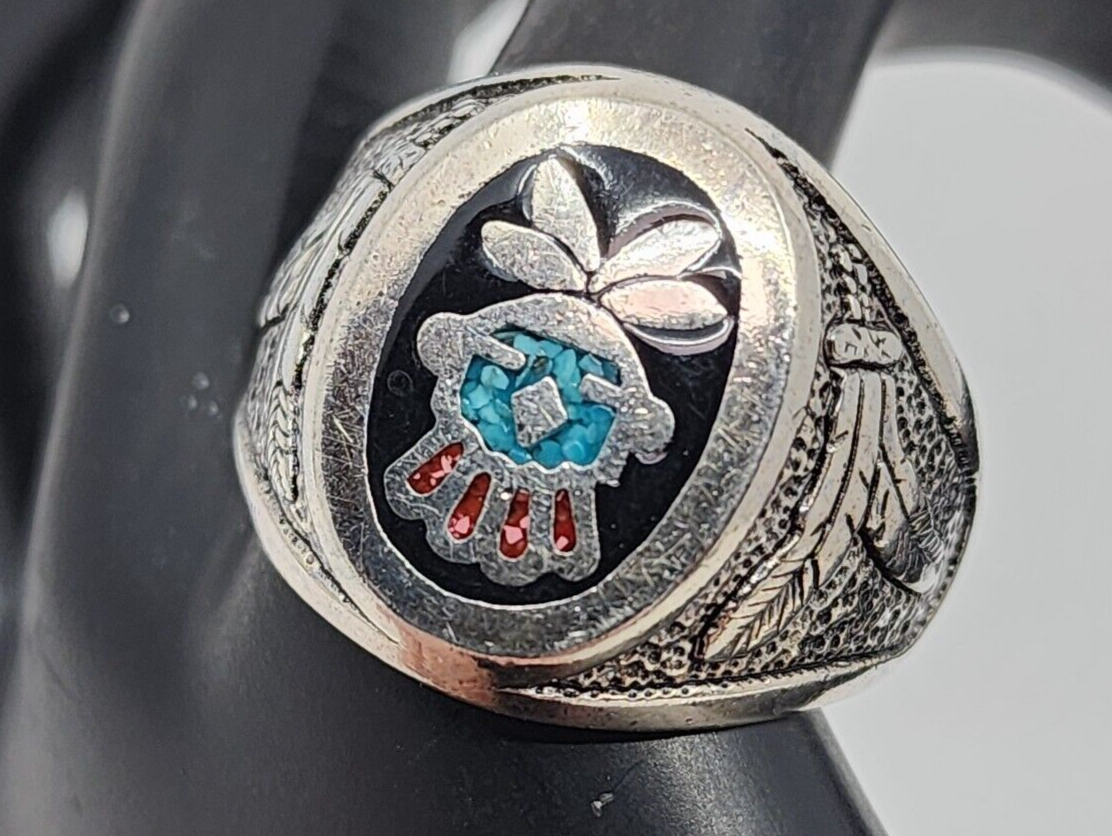 Gordon Smith G&S Vintage Skater Biker Southwestern Silver Inlay 