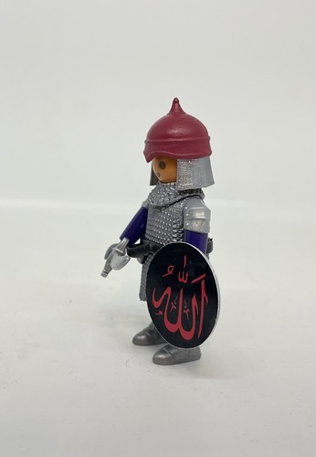 Playmobil Arabe Sarraceno Custom Medieval - SARAZENE - KREUZRITTER - Arab/Araber - Imagen 2 de 3