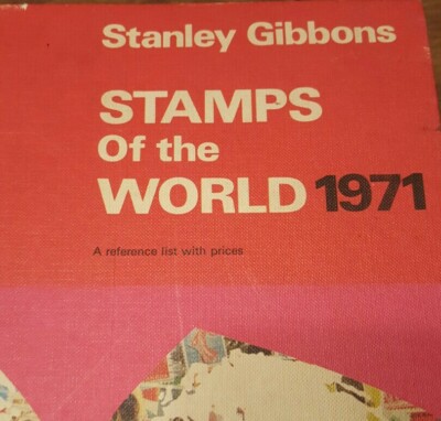 Stanley Gibbons Stamps of World 1971 Vtg Hardcover Book Philately