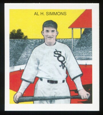 1933 Tattoo Orbit (R305 Reprint) - Al Simmons Chicago White Sox