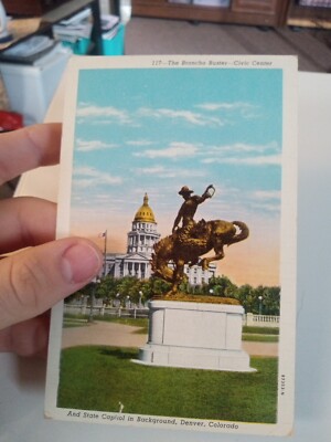 Broncho Buster Postcard