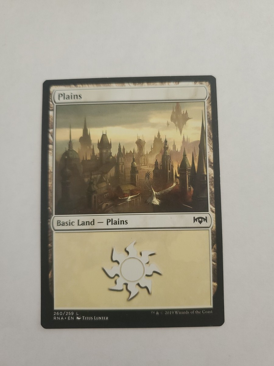 plains cards mtg MTG Plains Ravnica Allegiance 260/259 Regular Land