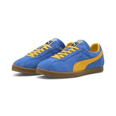 Puma Bluebird Trainers 401048-04 Puma Brasil Vivid Blue Tangerine