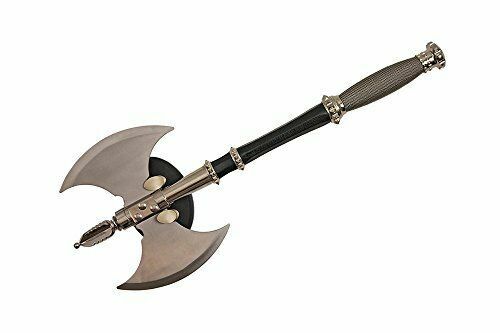 Double Edge Roman Viking Battle Axe Steel Wire Wrapped Handle Sharp Blade For Sale Online Ebay