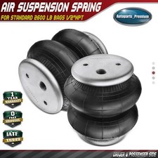 2x Air Suspension Spring Bag For Standard 2600lb 38 12 Npt Port Heavy Duty