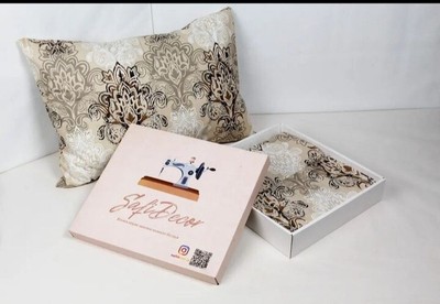 4PC LIGHT BROWN  BEDDING SETS MADE OF SOFT 100% COTTON