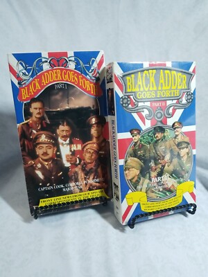 Black Adder Goes Forth Part I & II Brand New * SEALED * VHS Comedy 