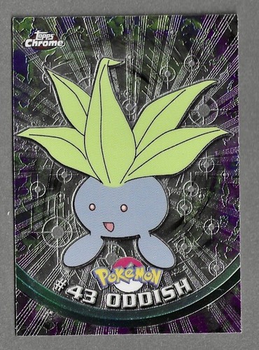 #43 ODDISH Topps Chrome Pokémon Card