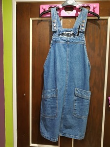 red herring pinafore dress