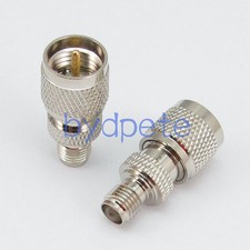Mini UHF male plug to SMA female jack RF antenna wifi connector adapter coaxial